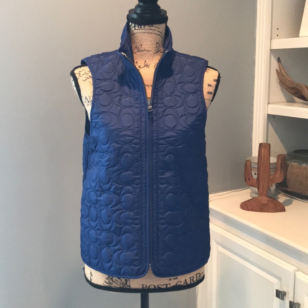 Royal Blue Coach Vest